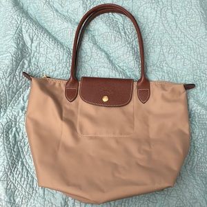 Longchamp Tan Mini Le Pliage Handbag